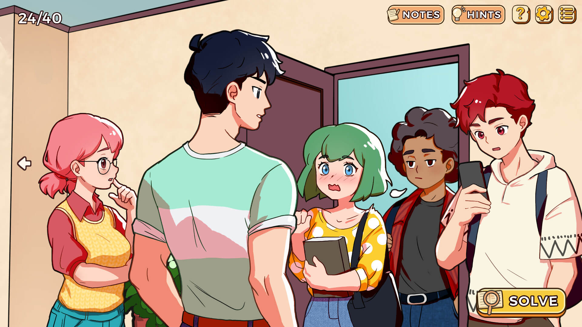 A group of students are arguing